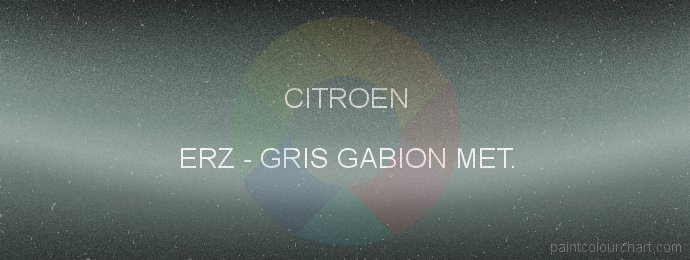 Citroen paint ERZ Gris Gabion Met.