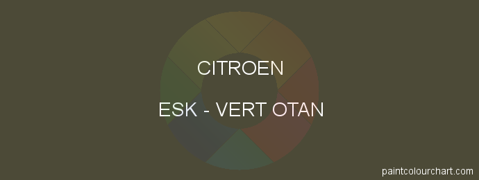 Citroen paint ESK Vert Otan