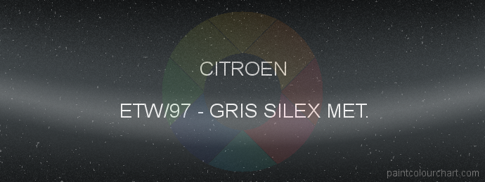 Citroen paint ETW/97 Gris Silex Met.