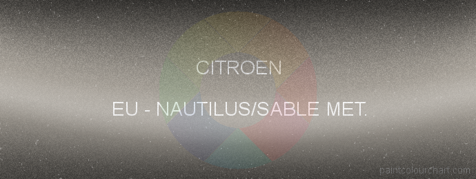 Citroen paint EU Nautilus/sable Met.