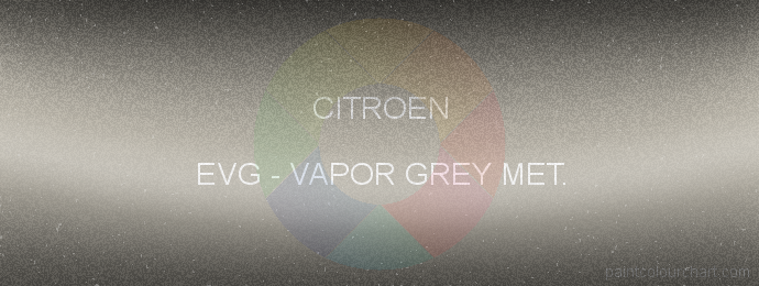 Citroen paint EVG Vapor Grey Met.