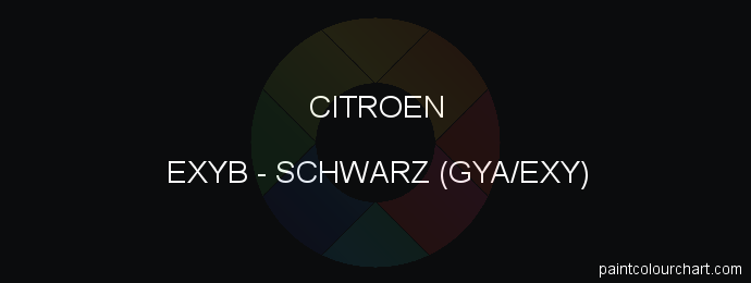 Citroen paint EXYB Schwarz (gya/exy)