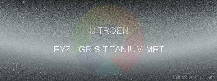 Citroen paint EYZ Gris Titanium Met.