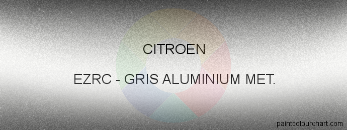 Citroen paint EZRC Gris Aluminium Met.