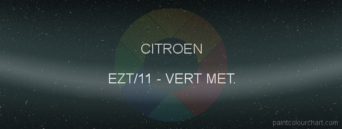 Citroen paint EZT/11 Vert Met.