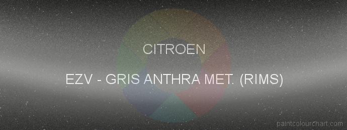 Citroen paint EZV Gris Anthra Met. (rims)