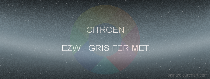 Citroen paint EZW Gris Fer Met.