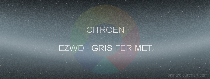 Citroen paint EZWD Gris Fer Met.