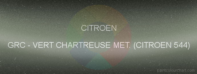 Citroen paint GRC Vert Chartreuse Met. (citroen 544)