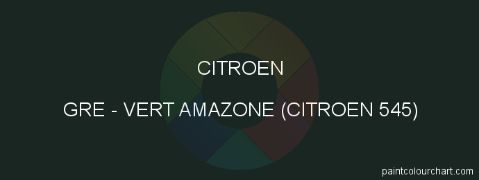 Citroen paint GRE Vert Amazone (citroen 545)