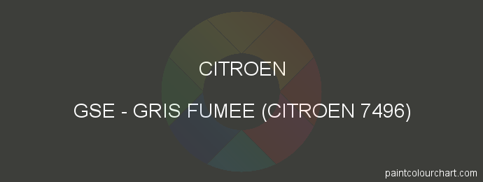Citroen paint GSE Gris Fumee (citroen 7496)
