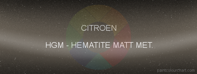 Citroen paint HGM Hematite Matt Met.