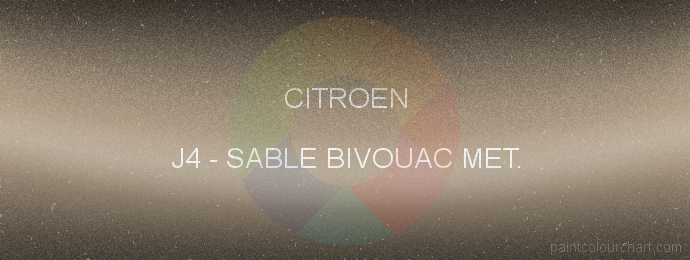 Citroen paint J4 Sable Bivouac Met.