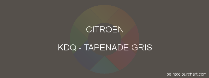 Citroen paint KDQ Tapenade Gris