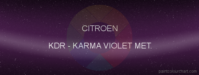 Citroen paint KDR Karma Violet Met.