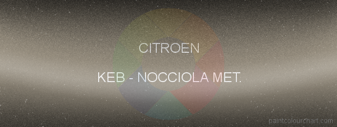 Citroen paint KEB Nocciola Met.