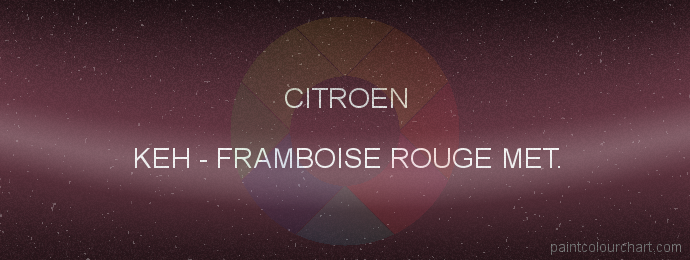 Citroen paint KEH Framboise Rouge Met.