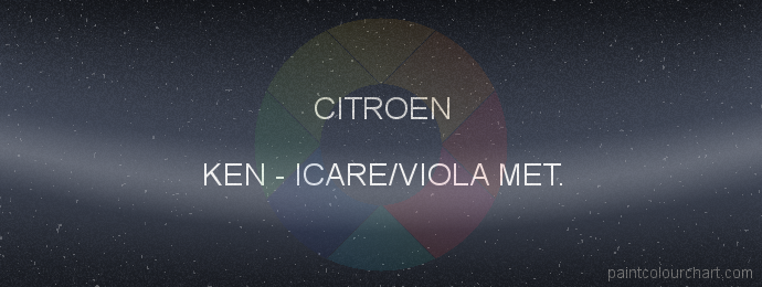 Citroen paint KEN Icare/viola Met.