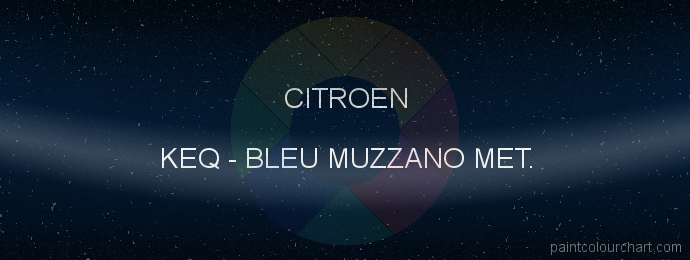 Citroen paint KEQ Bleu Muzzano Met.