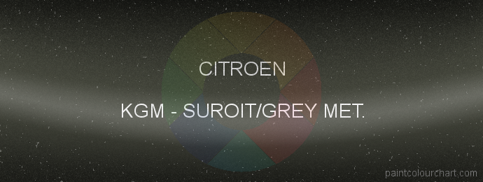 Citroen paint KGM Suroit/grey Met.
