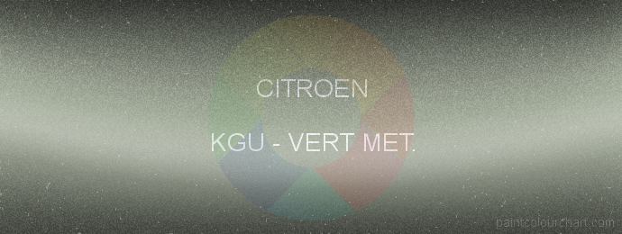 Citroen paint KGU Vert Met.