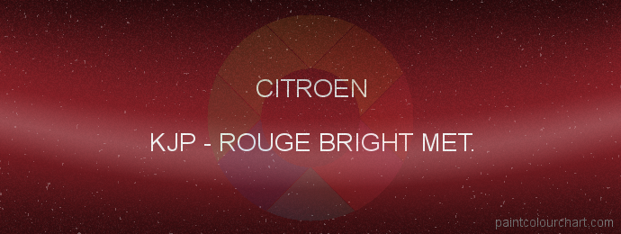 Citroen paint KJP Rouge Bright Met.