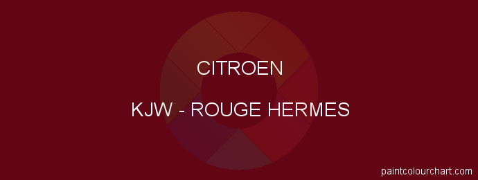 Citroen paint KJW Rouge Hermes