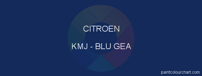 Citroen paint KMJ Blu Gea
