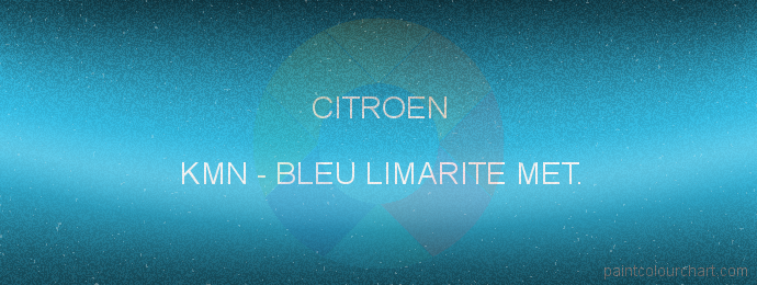 Citroen paint KMN Bleu Limarite Met.