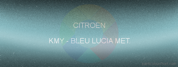 Citroen paint KMY Bleu Lucia Met.