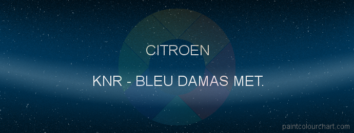 Citroen paint KNR Bleu Damas Met.