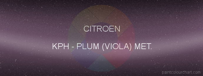 Citroen paint KPH Plum (viola) Met.