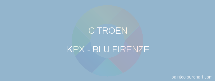 Citroen paint KPX Blu Firenze