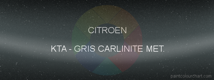 Citroen paint KTA Gris Carlinite Met.