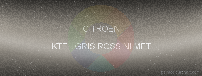 Citroen paint KTE Gris Rossini Met.