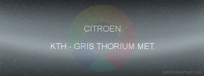 Citroen paint KTH Gris Thorium Met.