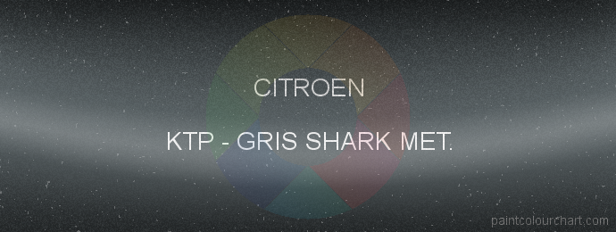 Citroen paint KTP Gris Shark Met.