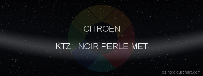 Citroen paint KTZ Noir Perle Met.