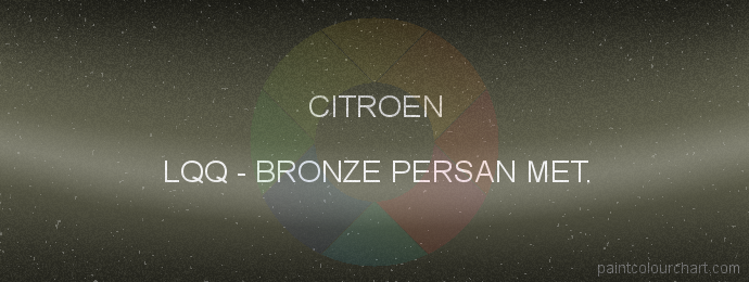 Citroen paint LQQ Bronze Persan Met.