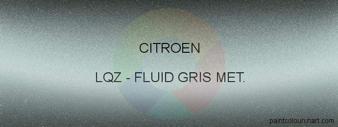 Citroen paint LQZ Fluid Gris Met.