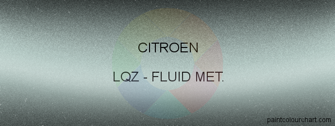 Citroen paint LQZ Fluid Met.