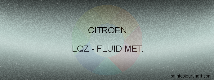 Citroen paint LQZ Fluid Gris Met.