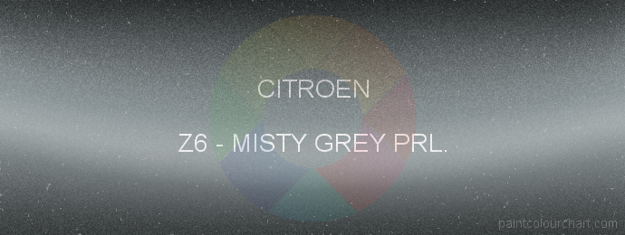 Citroen paint Z6 Misty Grey Prl.
