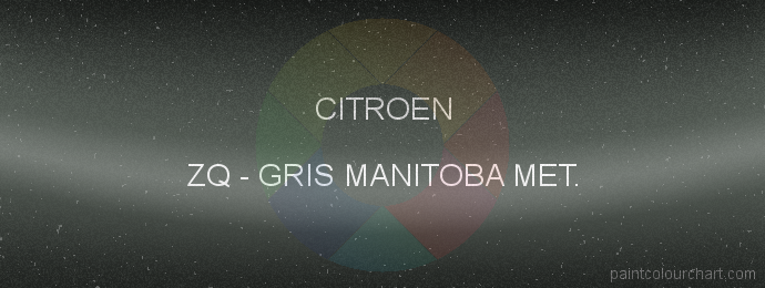 Citroen paint ZQ Gris Manitoba Met.