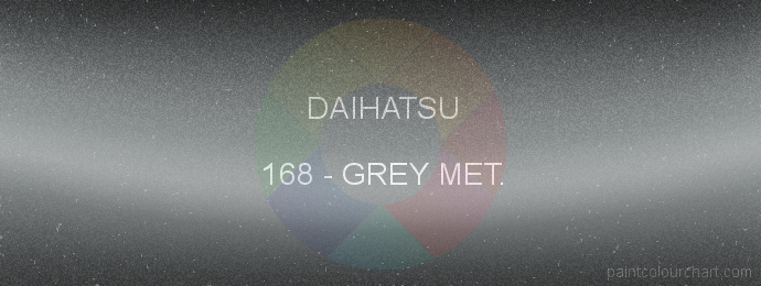 Daihatsu paint 168 Grey Met.