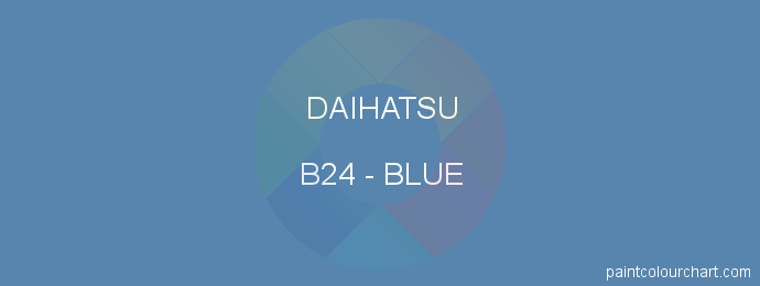 Daihatsu paint B24 Blue