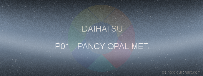 Daihatsu paint P01 Pancy Opal Met.