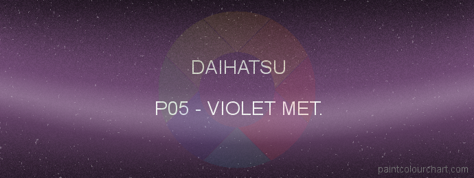 Daihatsu paint P05 Violet Met.