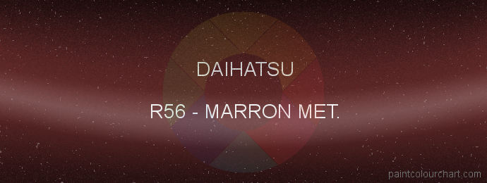 Daihatsu paint R56 Marron Met.