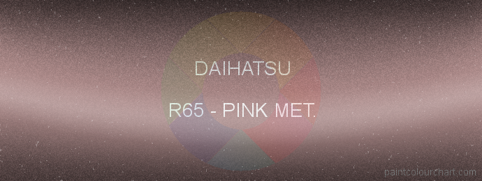 Daihatsu paint R65 Pink Met.